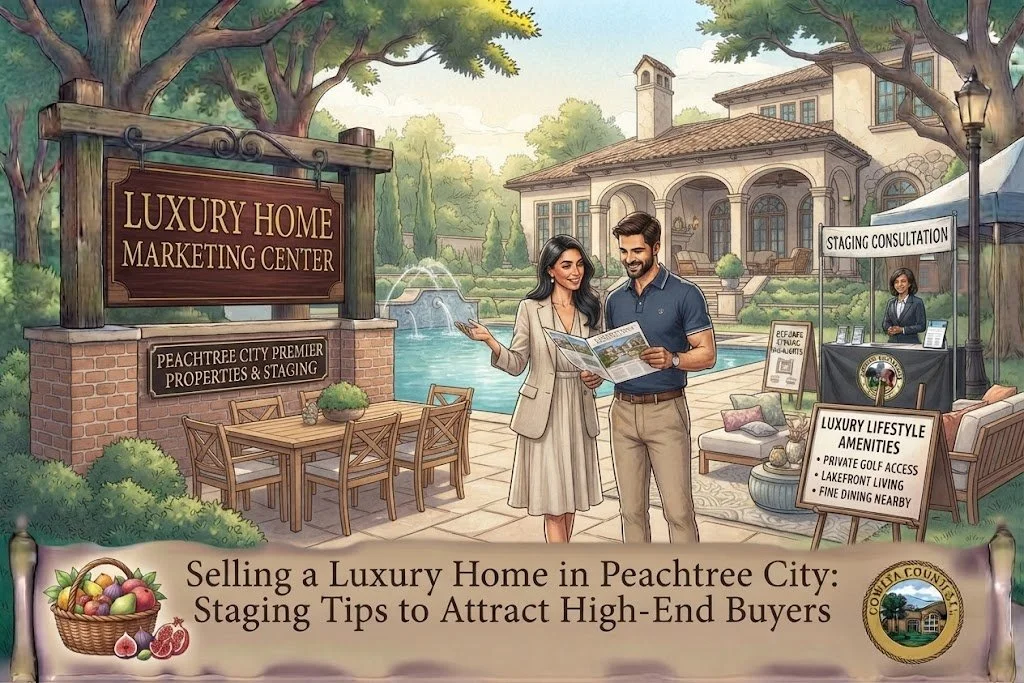 Selling a Luxury Home in Peachtree City: Staging Tips to Attract High-End Buyers