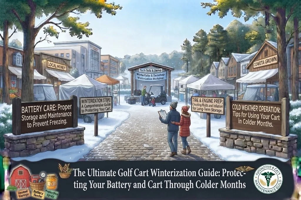 The Ultimate Golf Cart Winterization Guide: Protecting Your Battery and Cart Through Colder Months