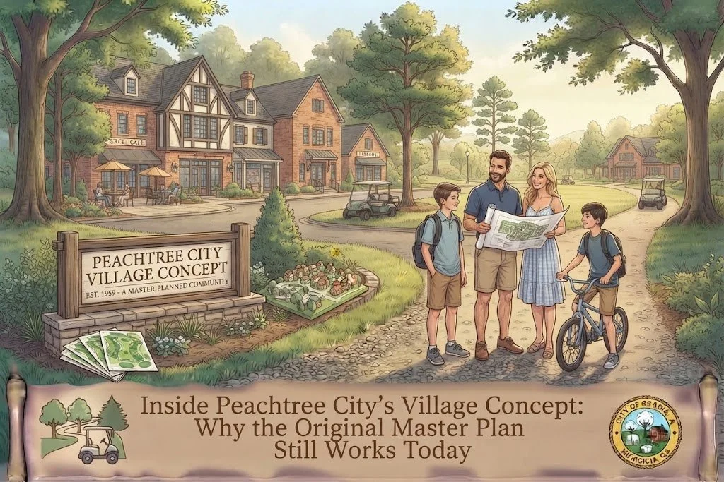 Inside Peachtree City's Village Concept: Why the Original Master Plan Still Works Today