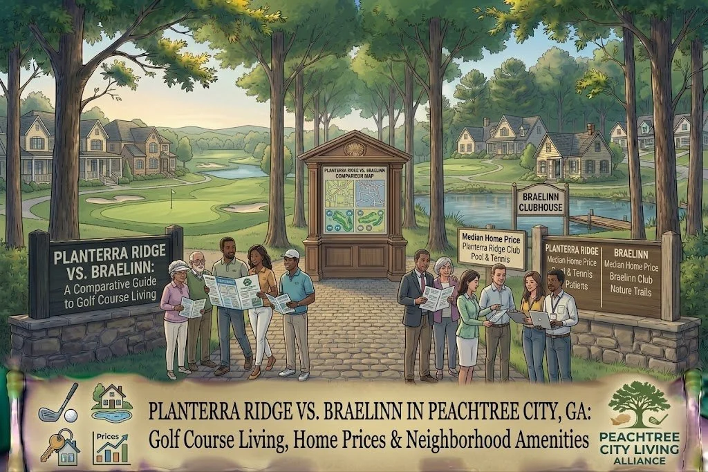 Planterra Ridge vs. Braelinn in Peachtree City, GA: Golf Course Living, Home Prices &amp; Neighborhood Amenities