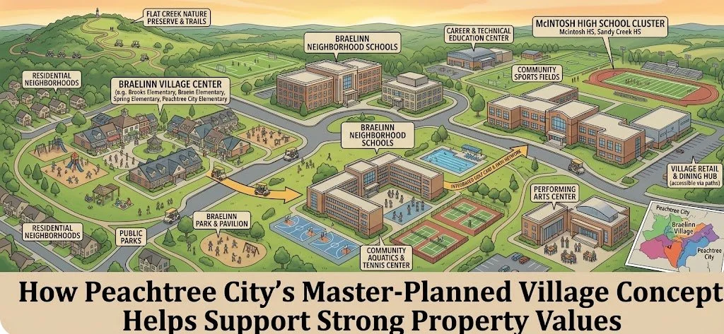How Peachtree City’s Master-Planned Village Concept Helps Support Strong Property Values