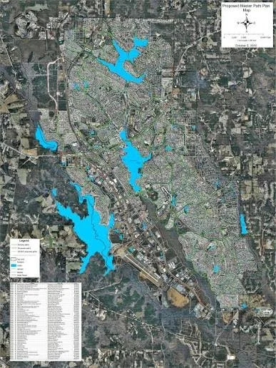 Peachtree City Cart Path Map