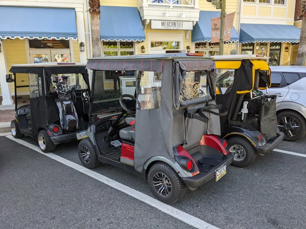 Golf Cart Parking Etiquette