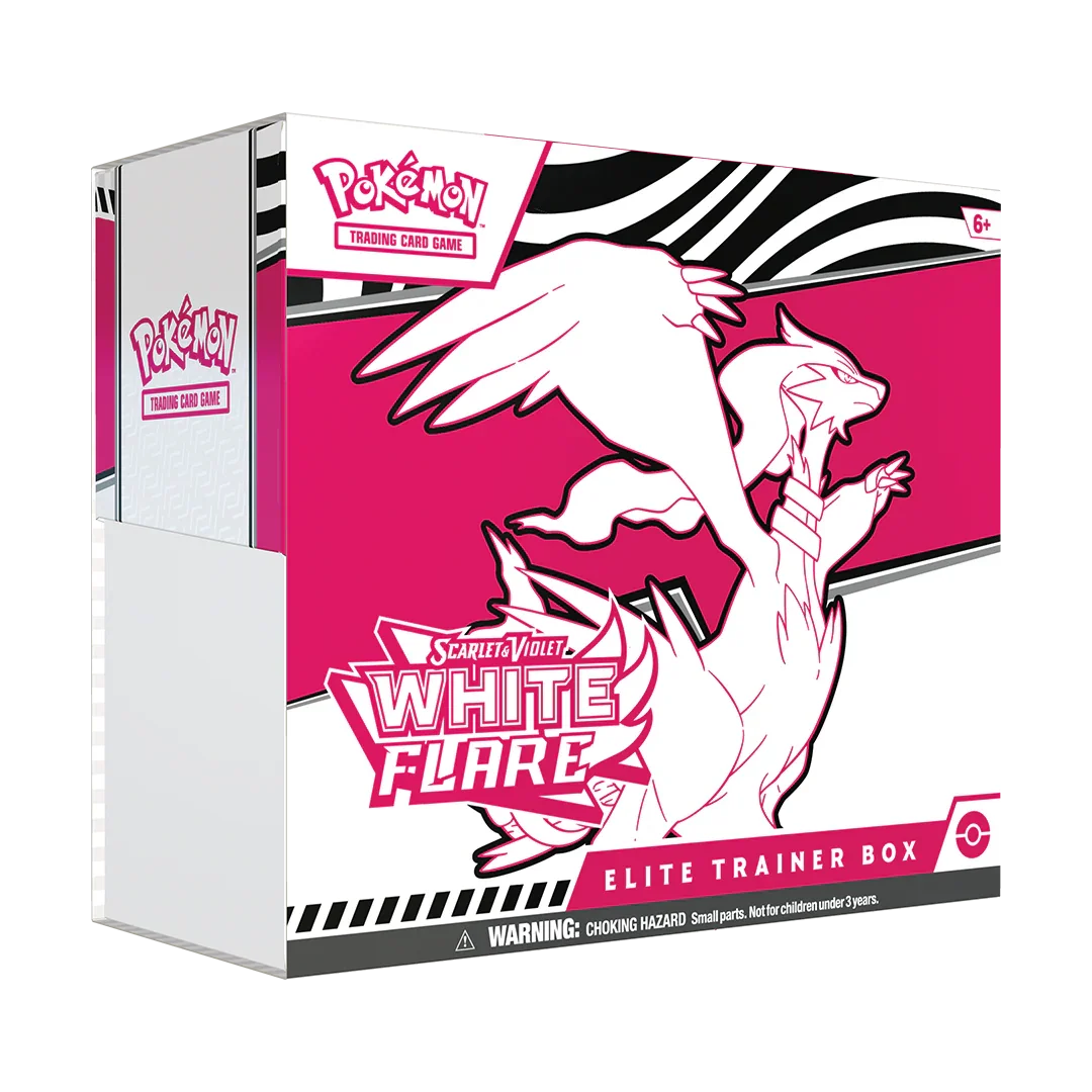 White Flare Pokemon Elite Trainer Box