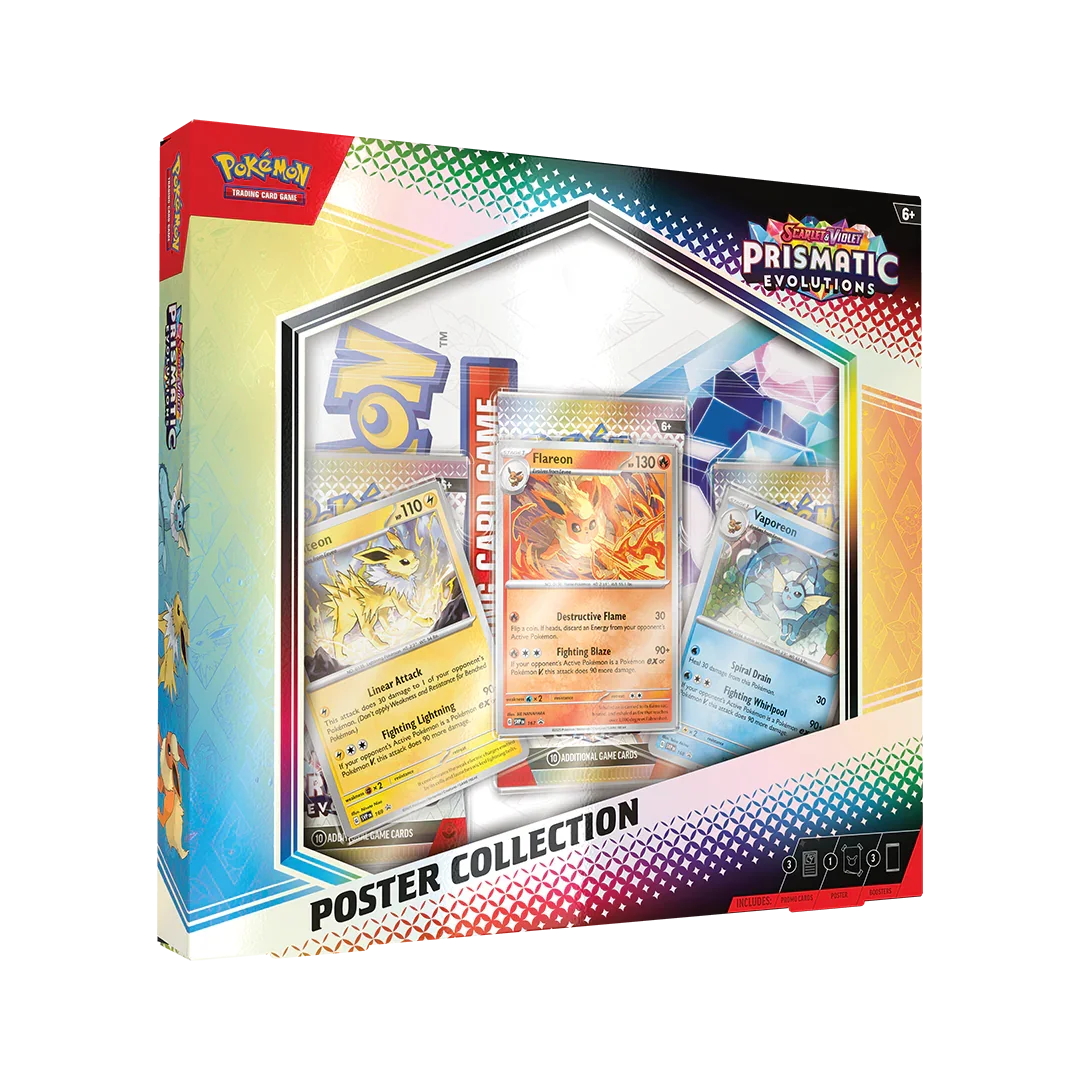 Prismatic Evolutions Poster Pokemon Collection