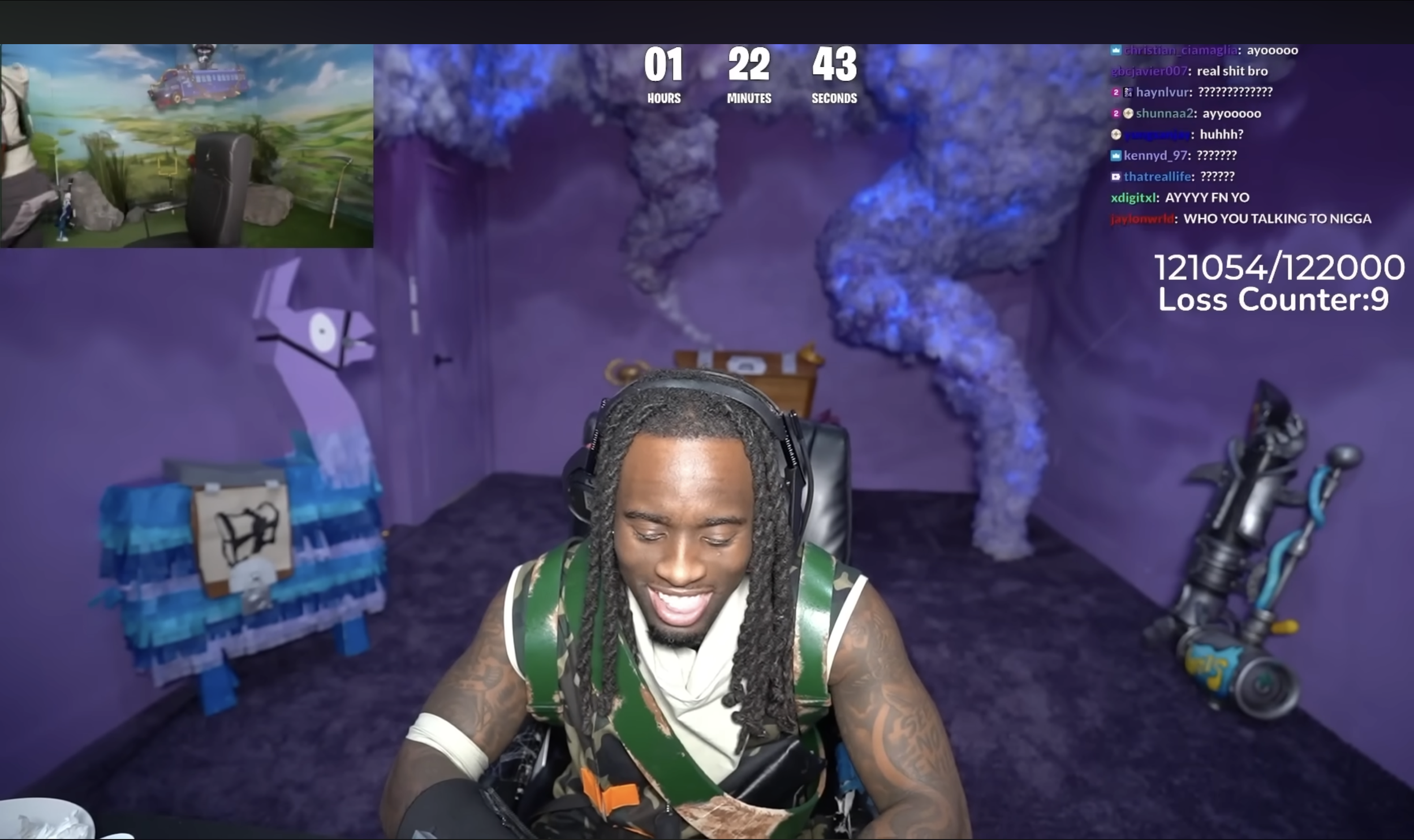 Kai Cenat - Playing Fortnite Until We Get A Win In Season 2!