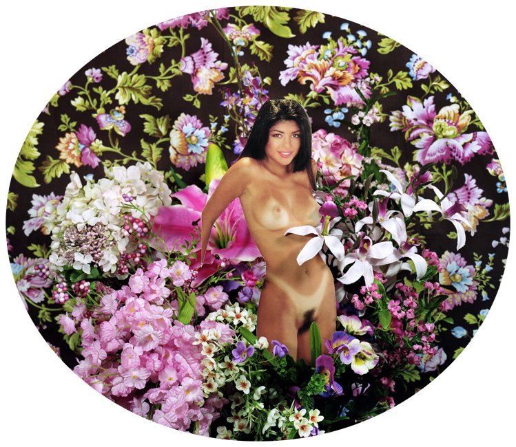 still life photograph art floral faux flowers playboy magazine