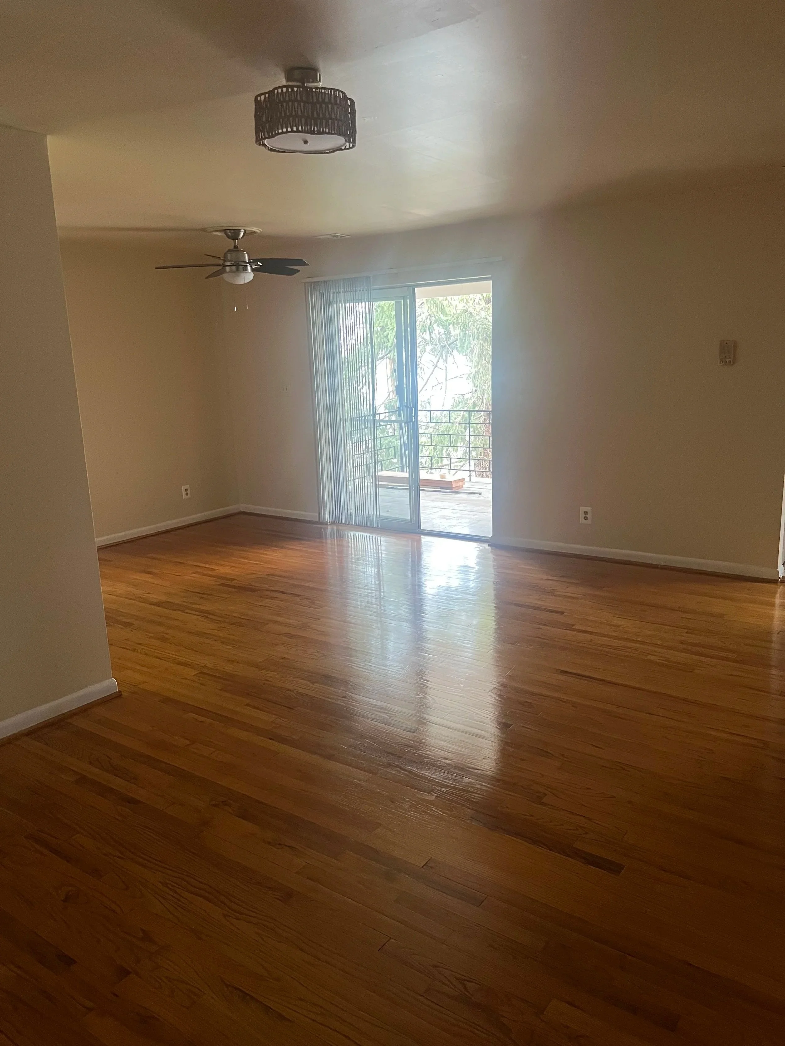 Living room with Balcony Access