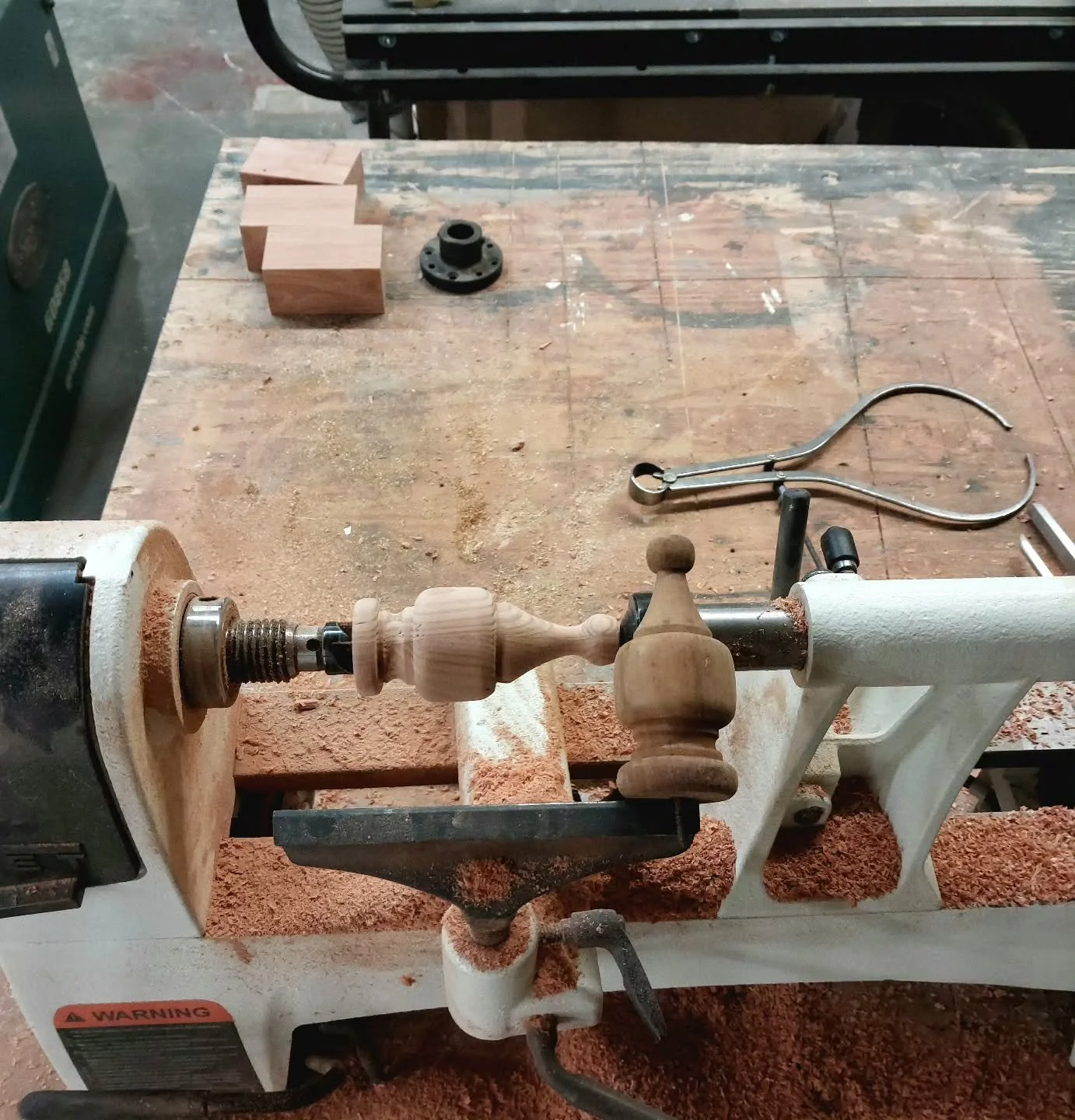 Putting the custom in custom carpentry today.
