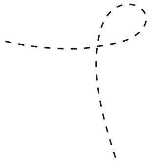 Outline of a pirate ship with a sail, hull, and flag