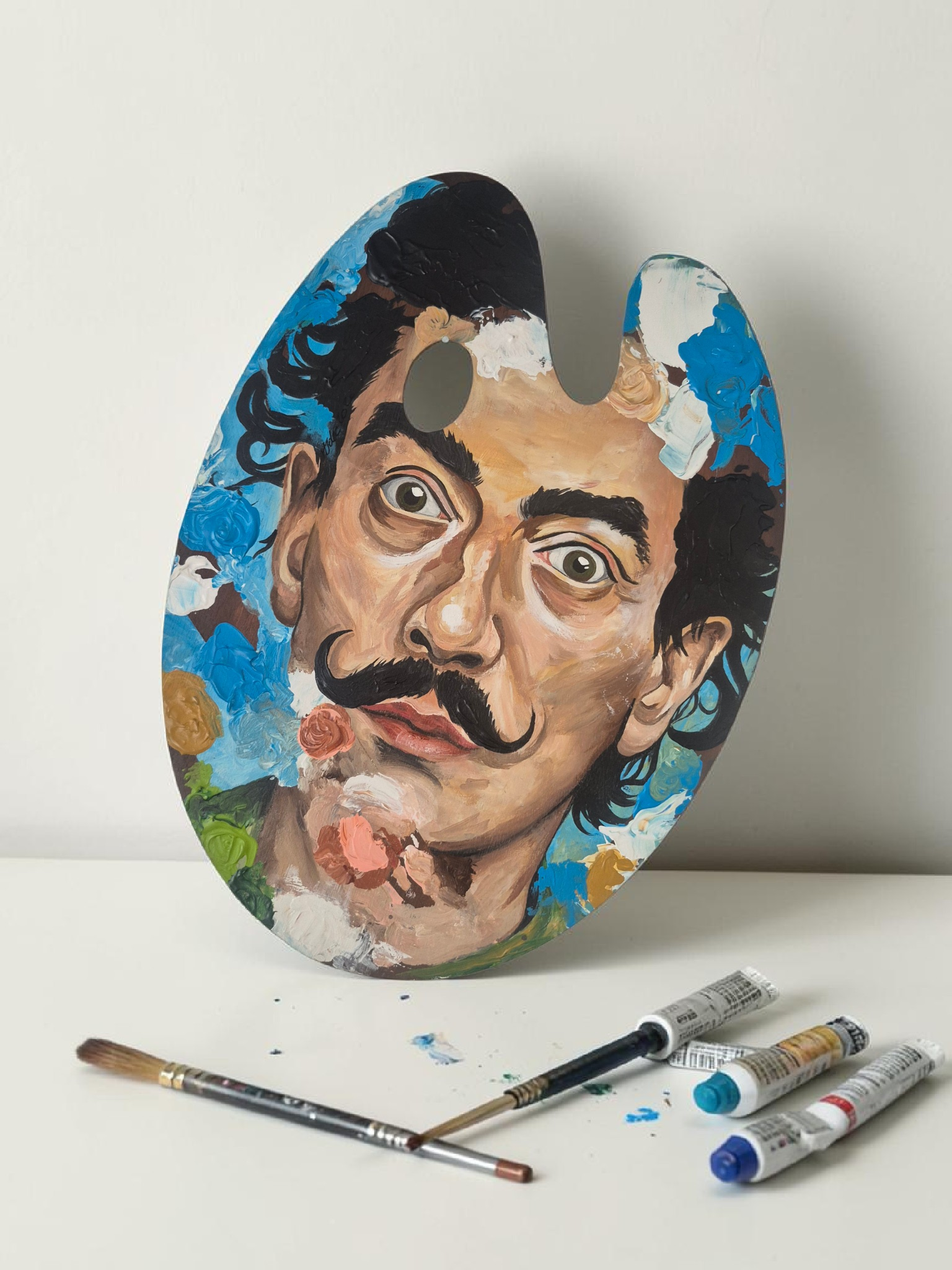 Palette artistique – Pièce unique inspirée de Salvador Dalí