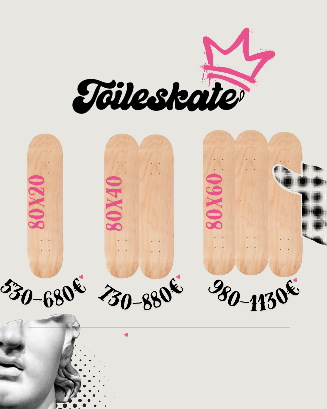 Création sur mesure – Toile Skate