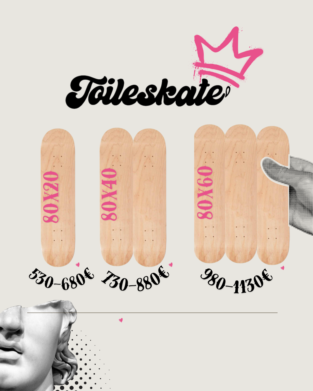 Création sur mesure – Toile Skate