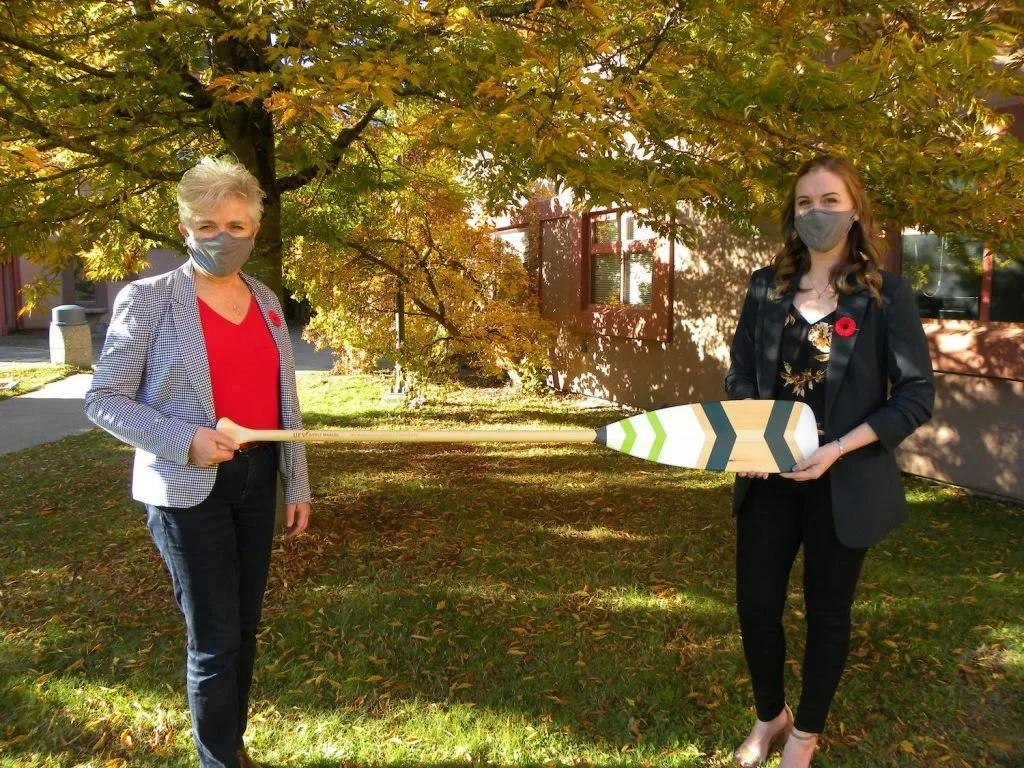 SUS Presented With UFV Ripple Makers Lifetime Paddle