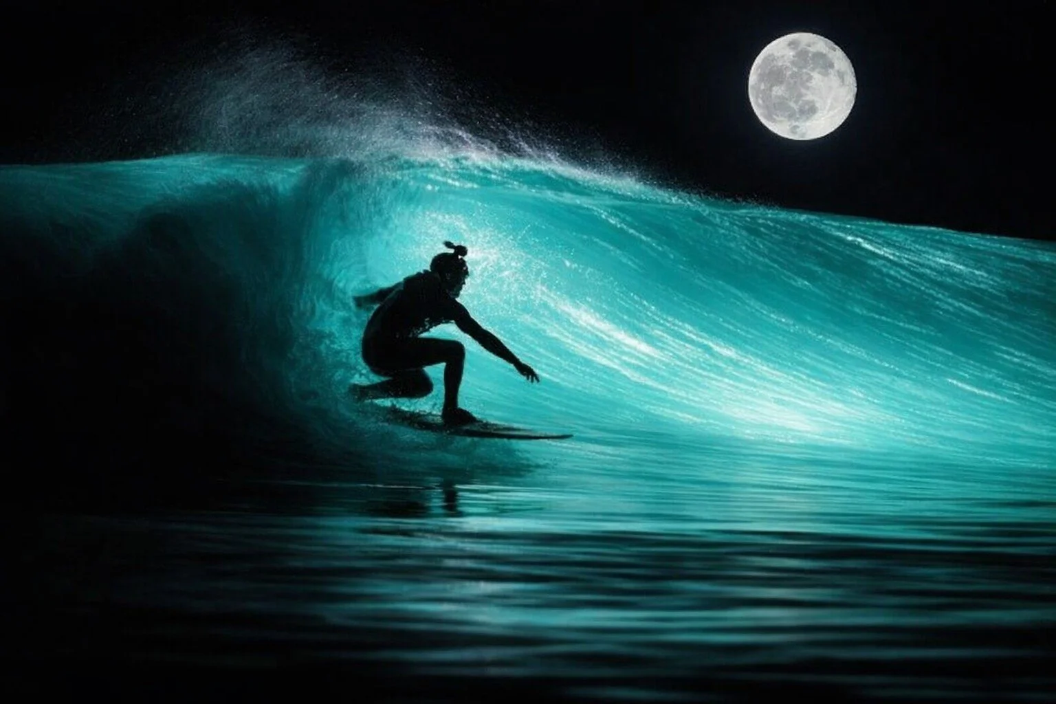 Surfing in the dark