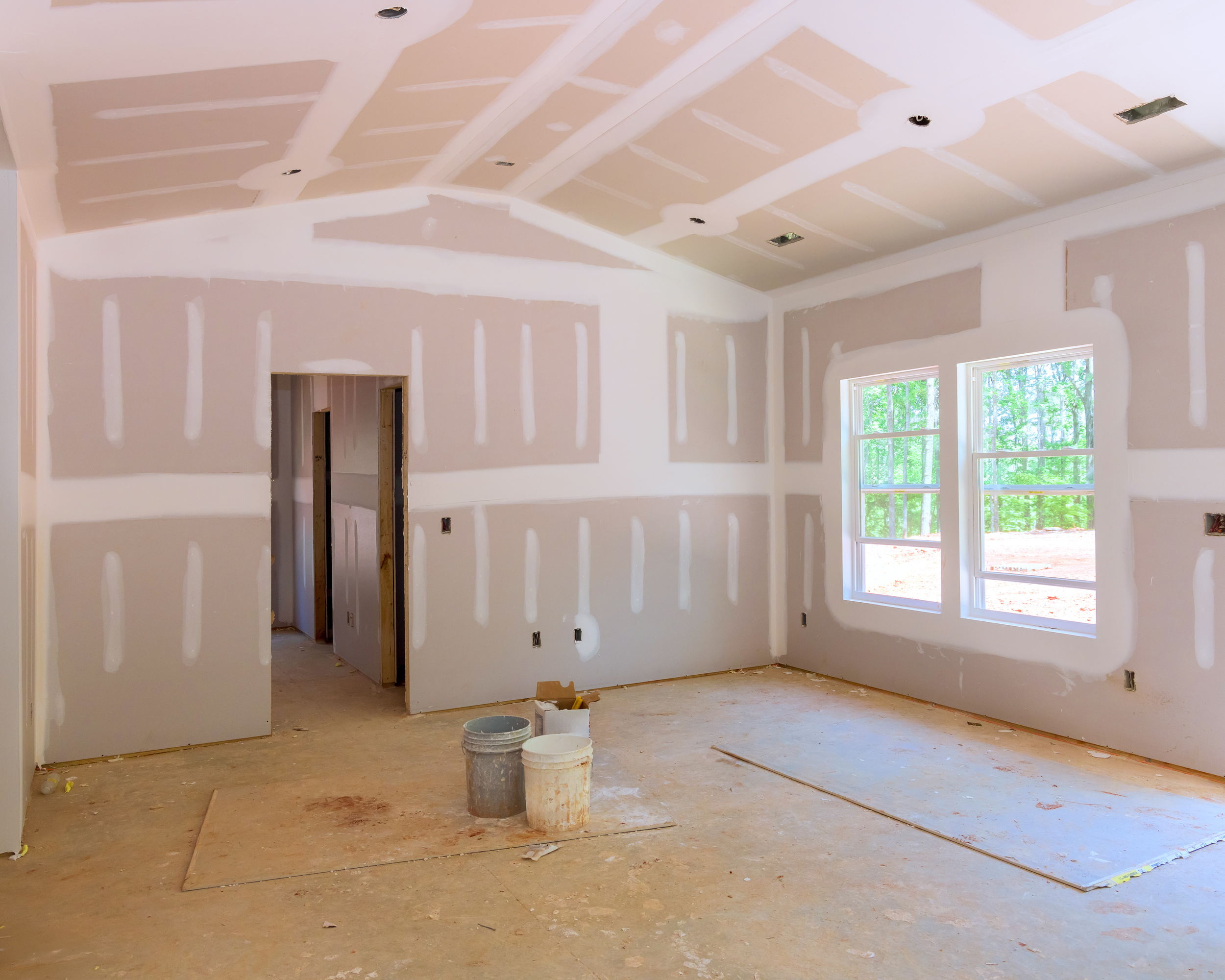 A room in a house under renovation 