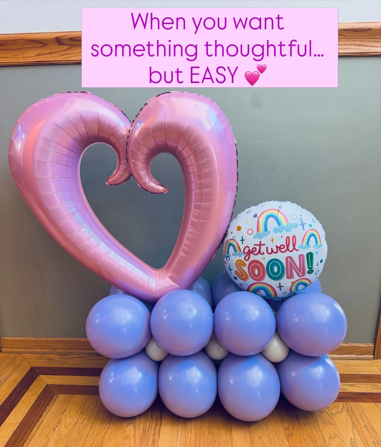 Not every moment needs a full party&hellip;
but it does deserve to feel special 💕

This mini balloon arrangement is perfect for:
✨ Get well wishes
✨ Birthdays
✨ Thinking of you gifts
✨ Just because moments

✔️ Easy to grab
✔️ Customizable colors/mes