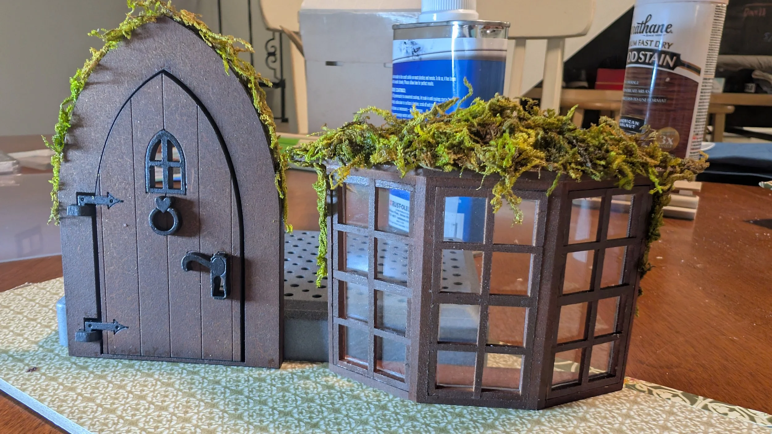 mouse house door and window