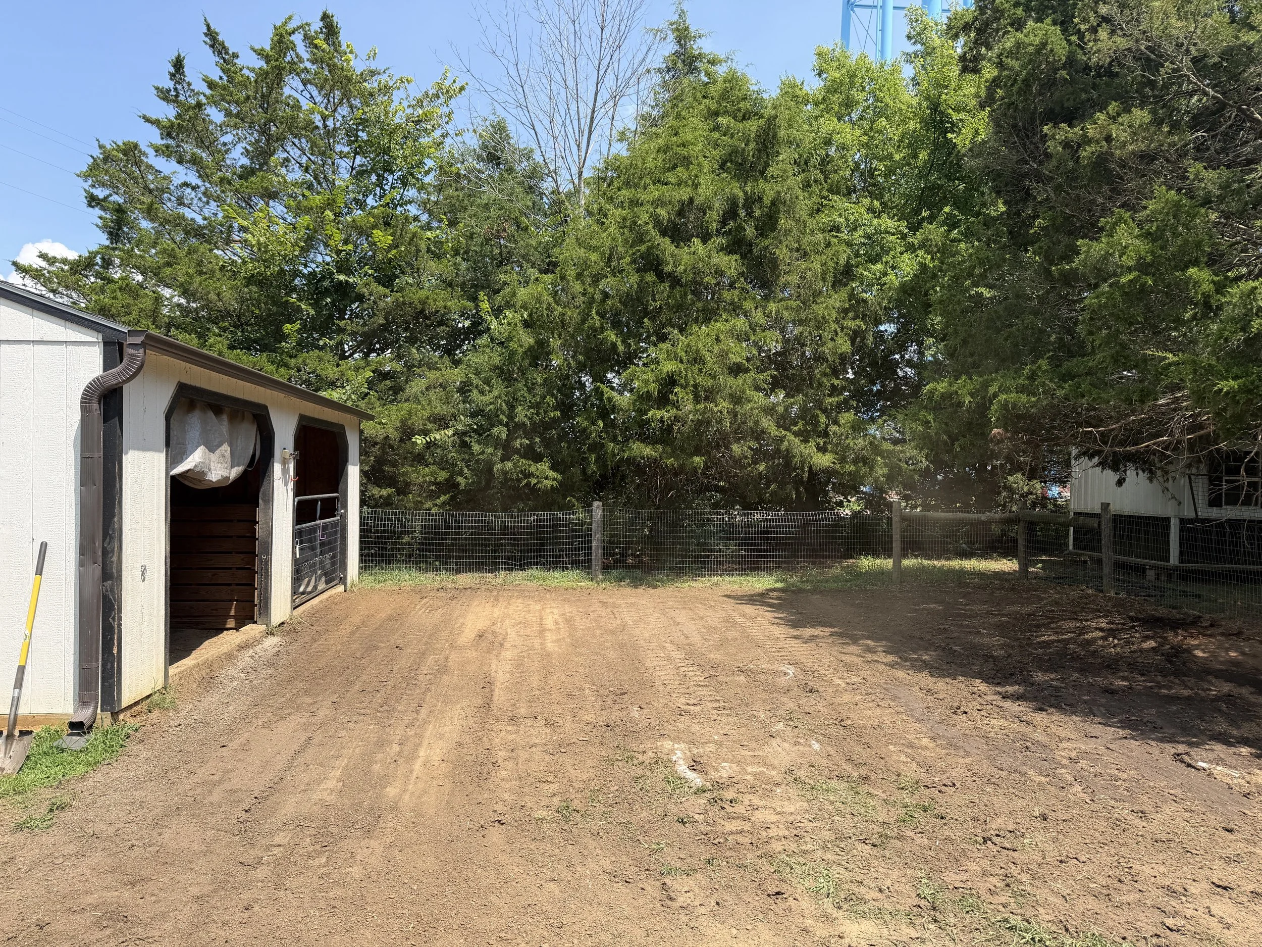 Ground prepared during an Iron Acre grading and dirt work project