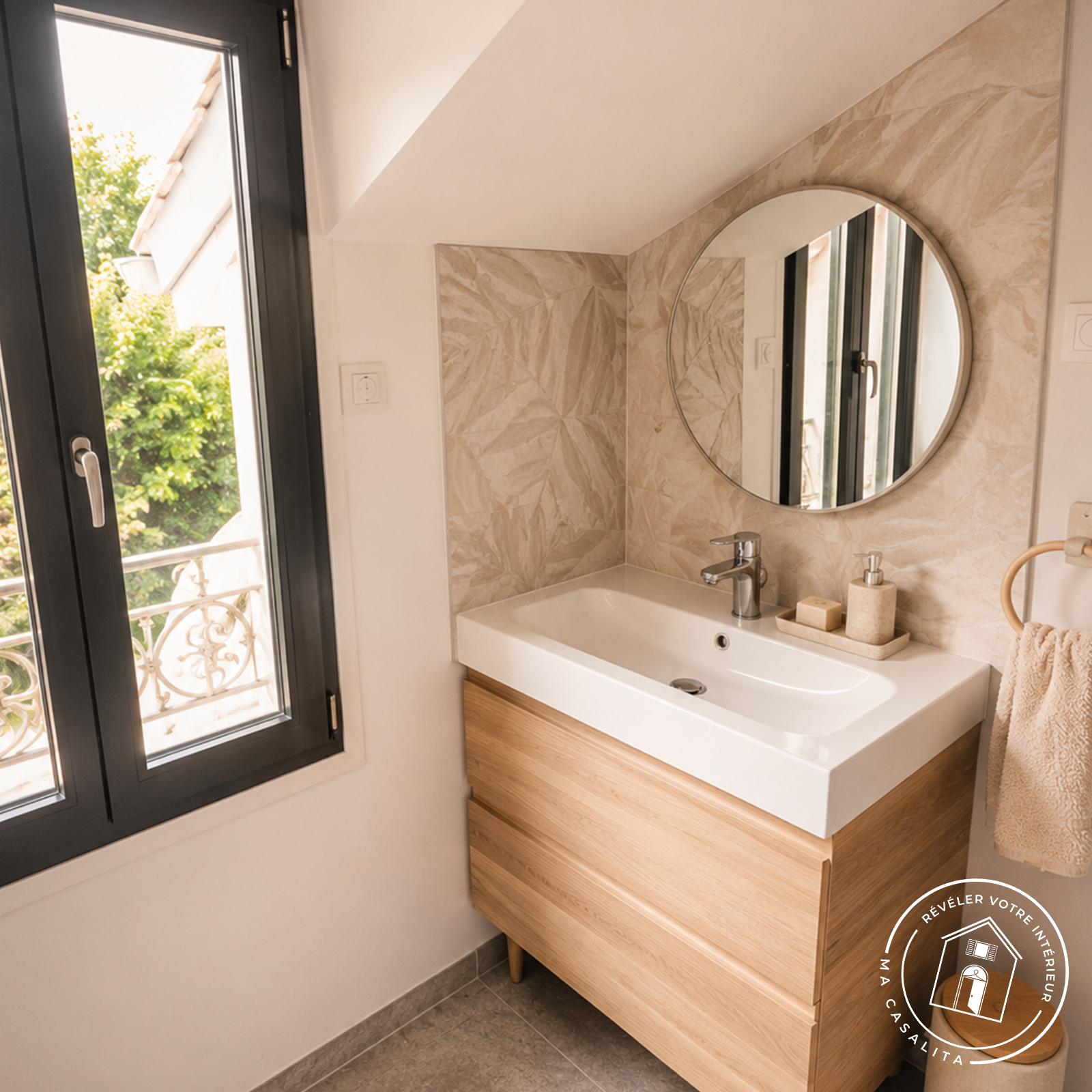Salle de bain — après rénovation