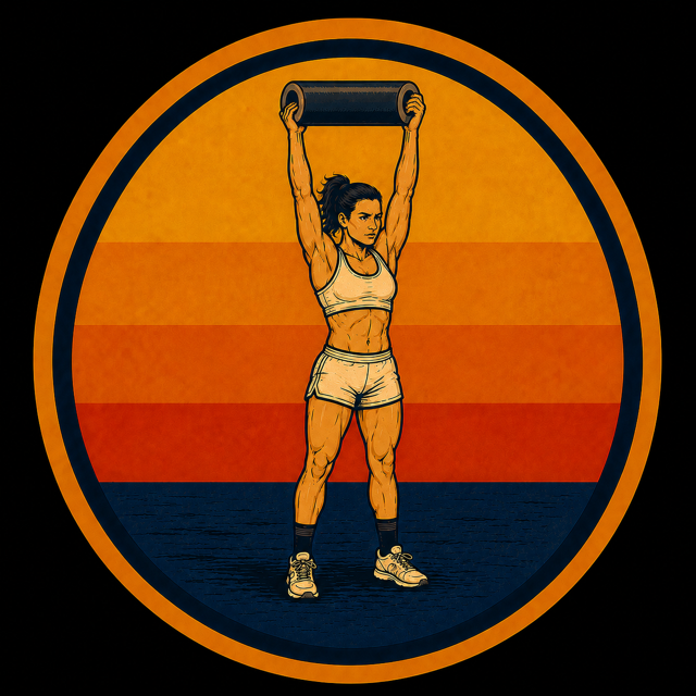 RAM BURPEES: A full-body test of strength and conditioning—lower the RAM to the ground, complete the burpee, then drive it overhead to full extension.

