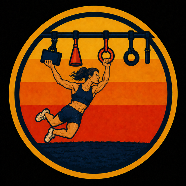 LOW RIG: The Low Rig keeps you just inches off the ground, testing grip strength, body control, and your ability to move efficiently when there’s almost no room for error.


