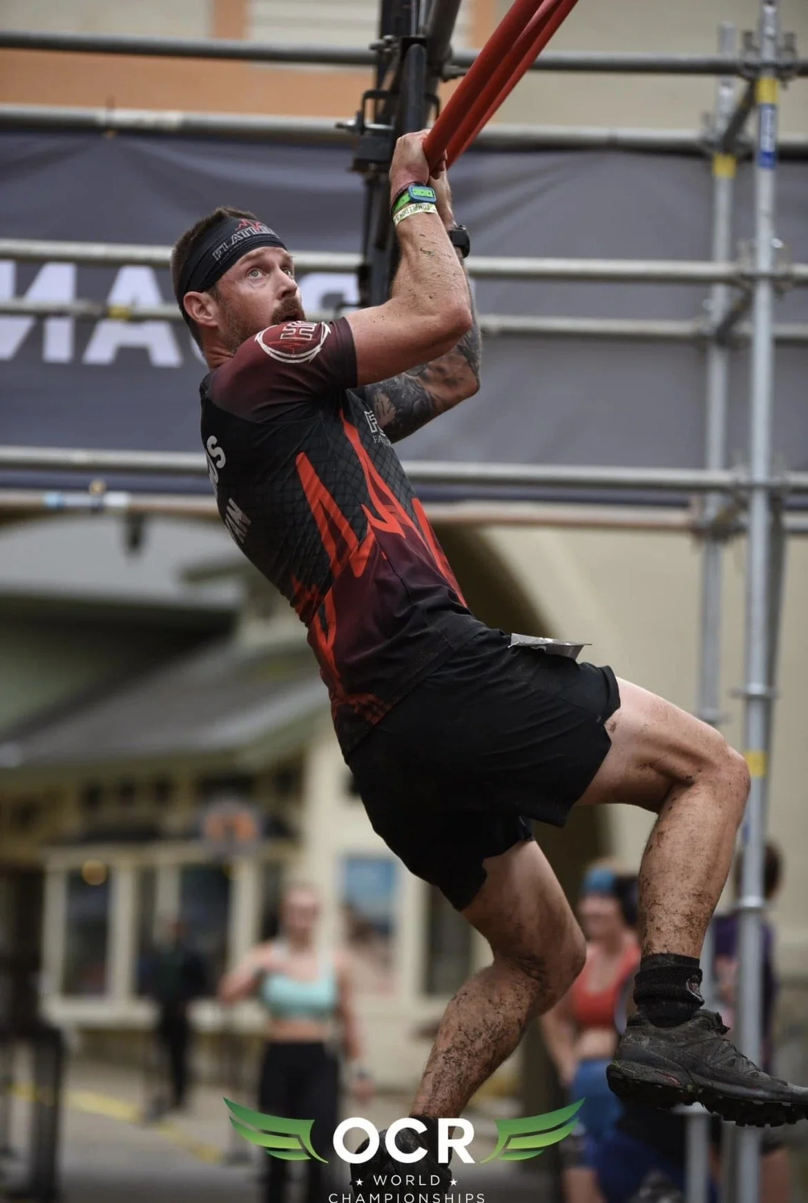 Colorado Spring's Coach Ryan Hart f, Owner of HartFit ELEVATE OCR completes the Urban Sky OCR World Championships event.