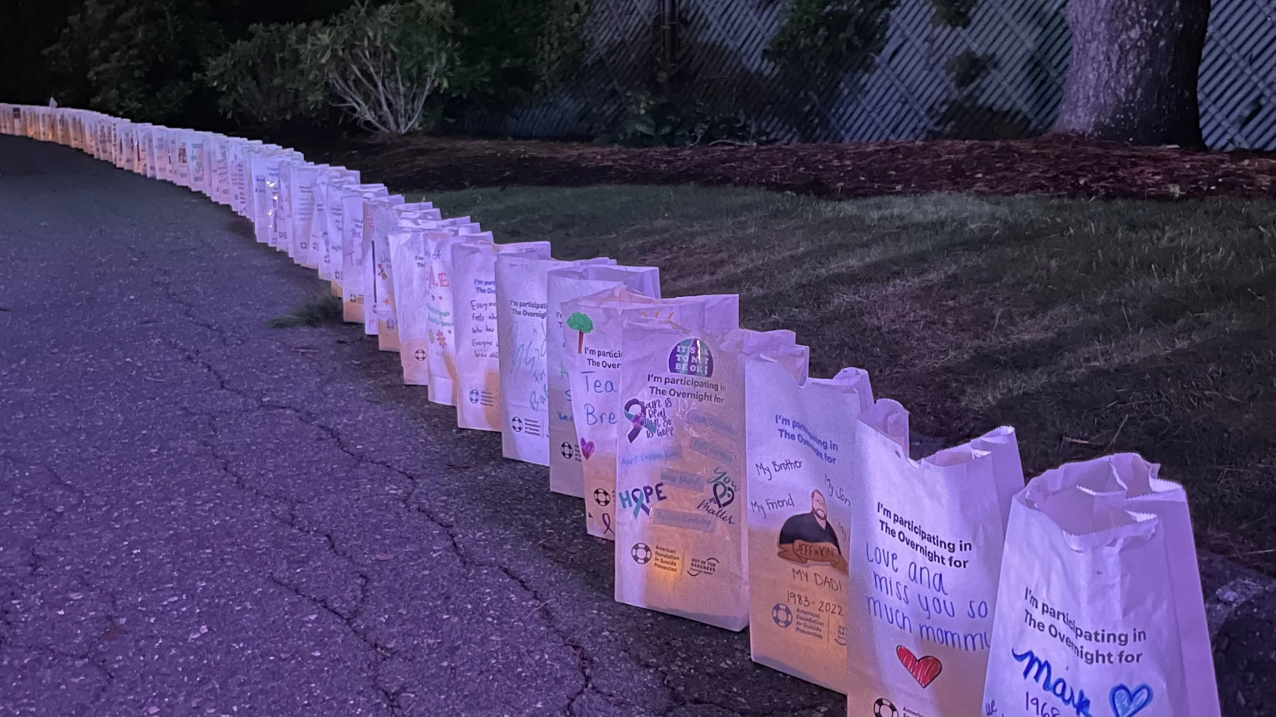 Why I Walk in the AFSP Out of the Darkness Overnight Walk