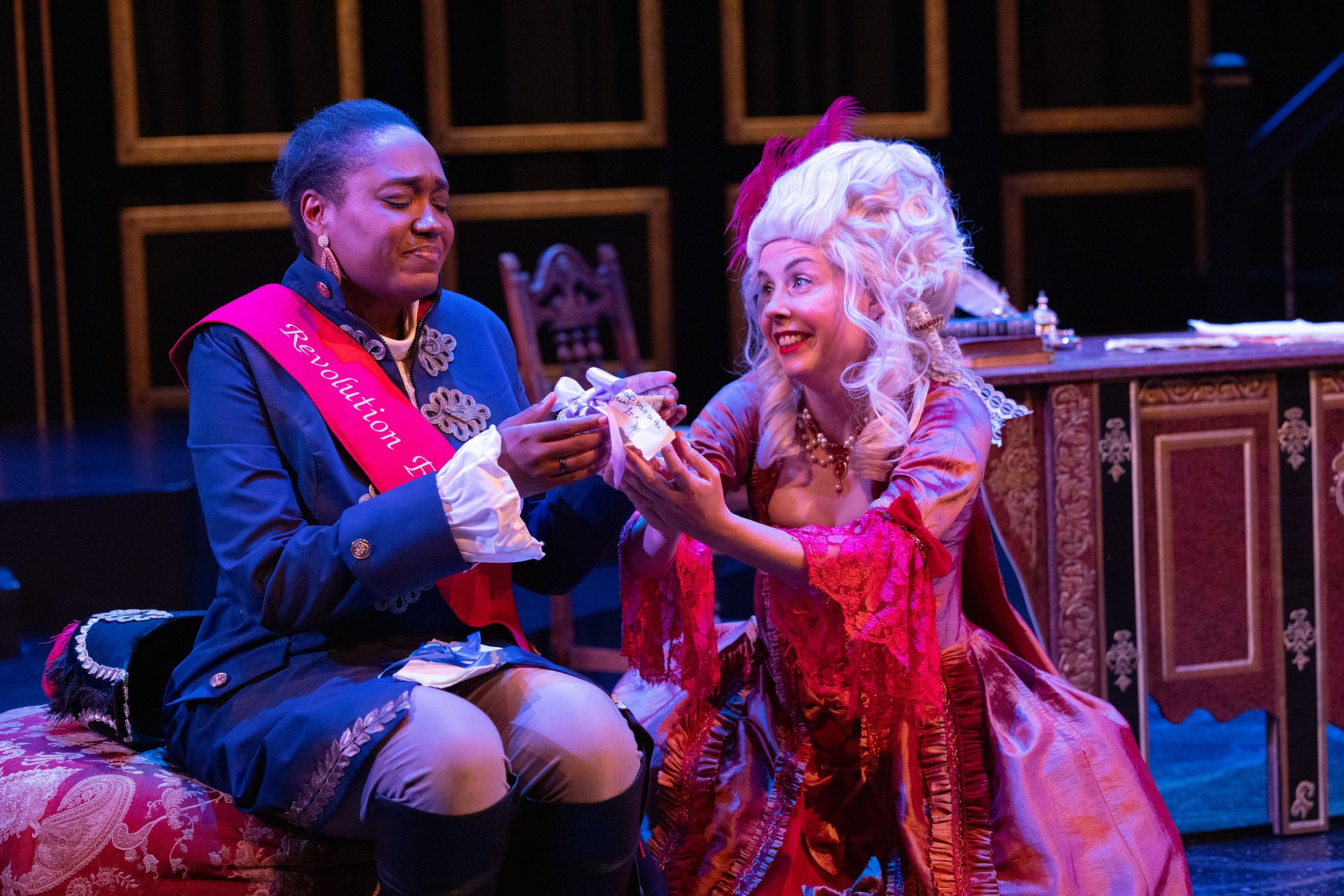 Marie Antoinette in THE REVOLUTIONISTS (2023, Harlequin Productions)