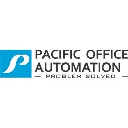 Pacific Office Automation logo with the slogan 'Problem Solved'