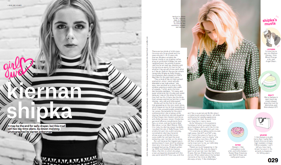 Kiernan Shipka | Nylon