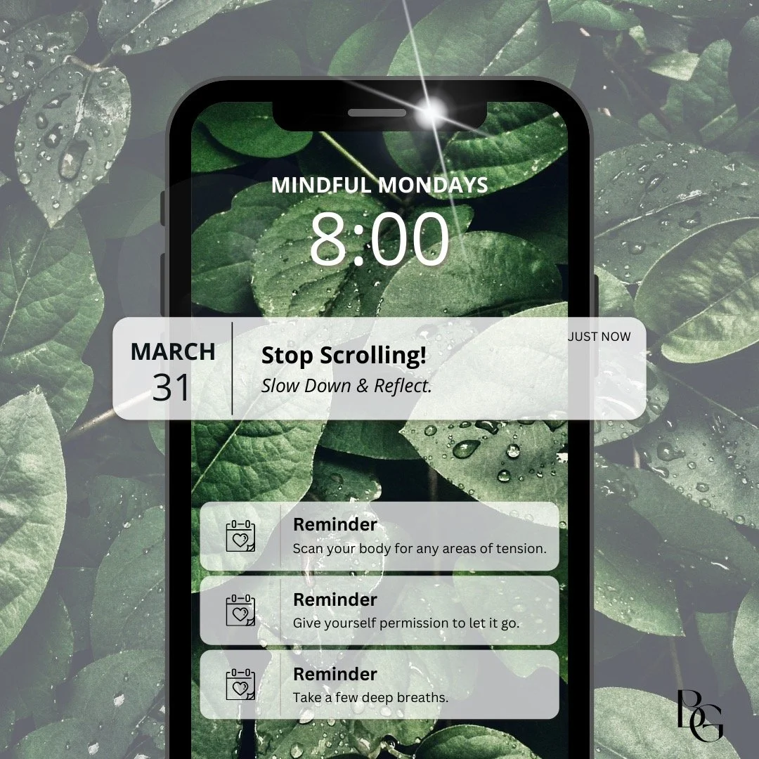 Monday is wrapping up fast&mdash;take a moment to check in with yourself. 💭 We spend so much time in our heads, caught up in routines, to-do lists, and expectations. Maybe you faced criticism at work, felt unappreciated at home, or just moved throug