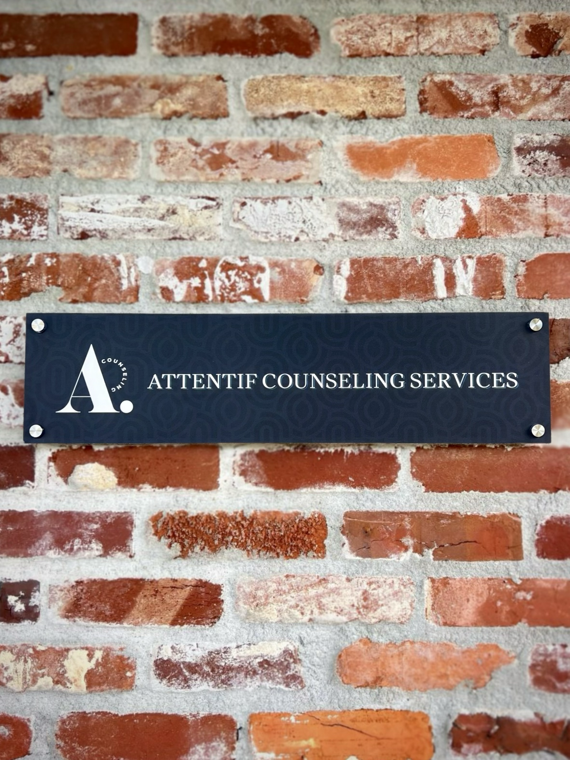 Attentif Counseling Services sign outside our Baton Rouge office