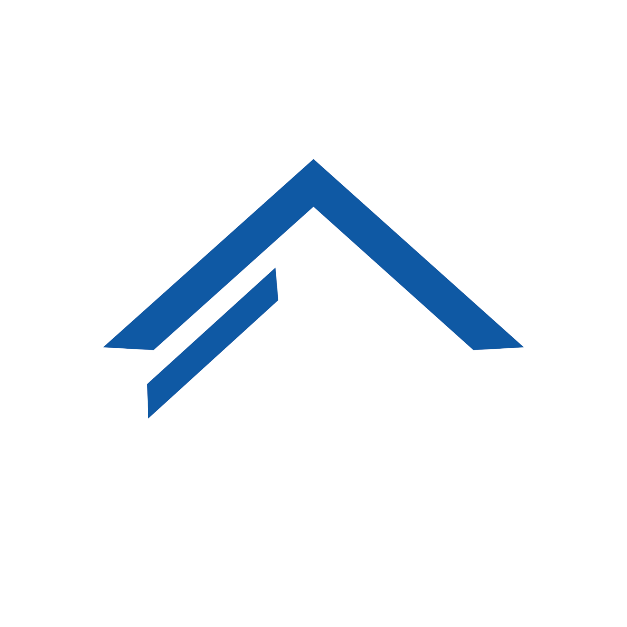 Close-up of a digital signal icon with a stylized upward arrow in blue.