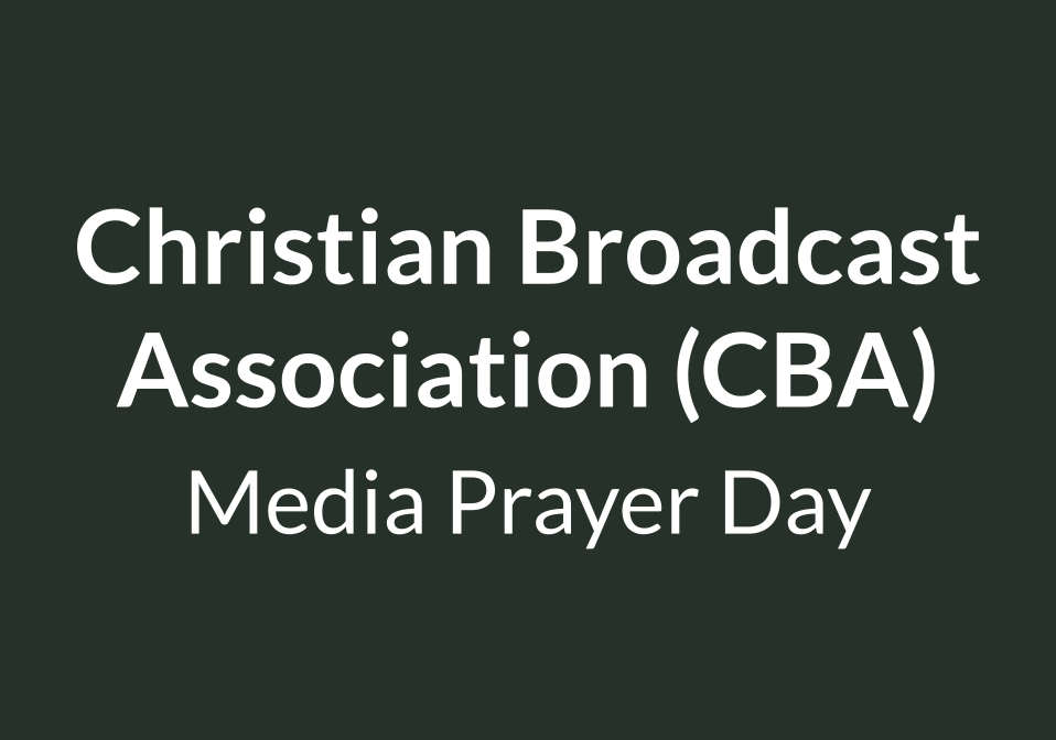 CBA Media Prayer Day