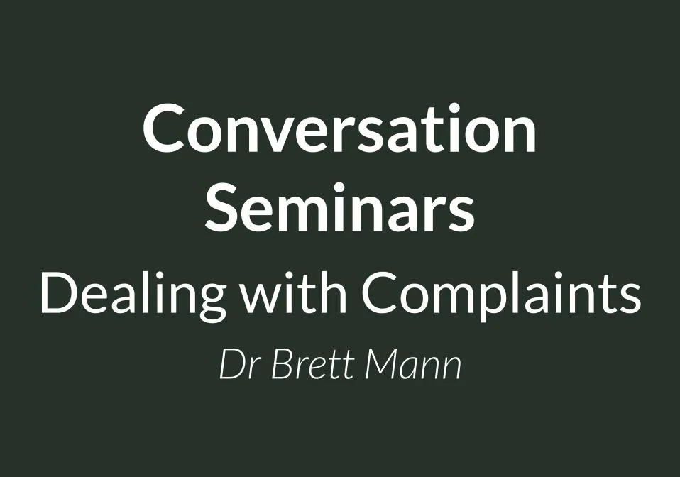 Dealing with Complaints