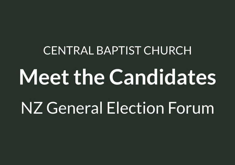 Meet the Candidates – NZ General Election Forum