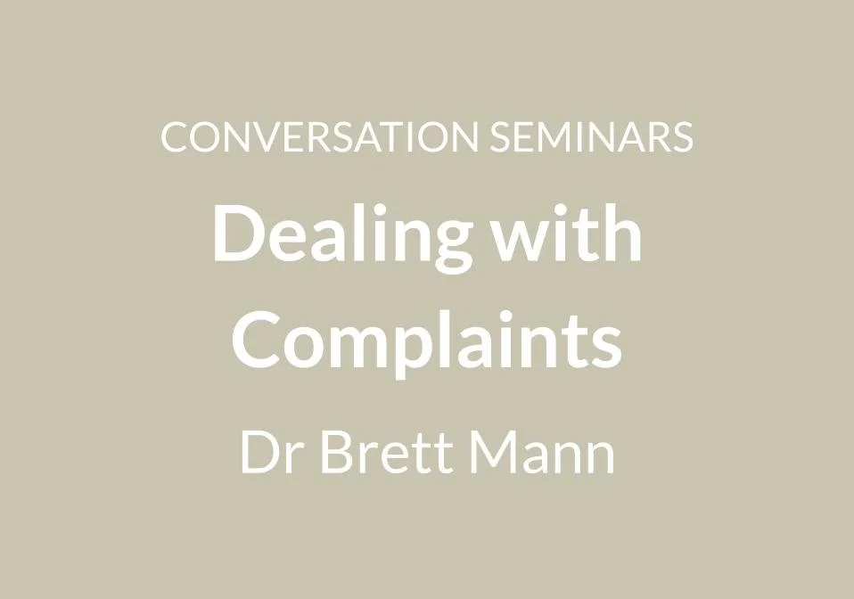 Dealing with Complaints
