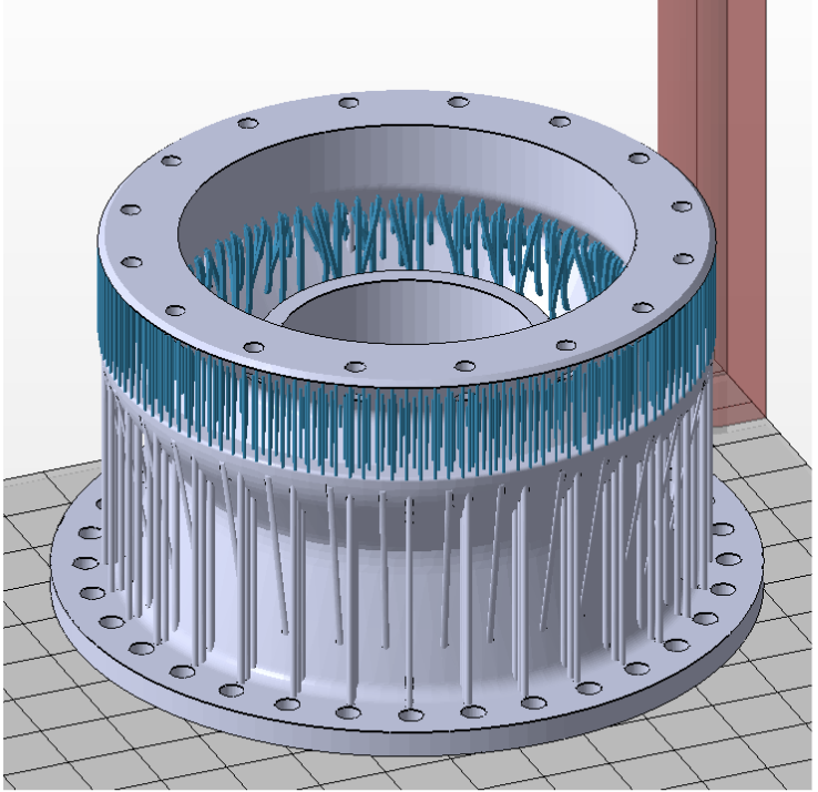 Final CAD of part in Netfabb