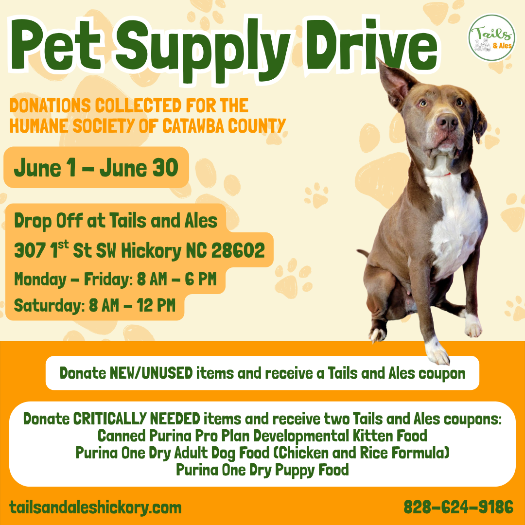 Pet Supply Drive for HSCC