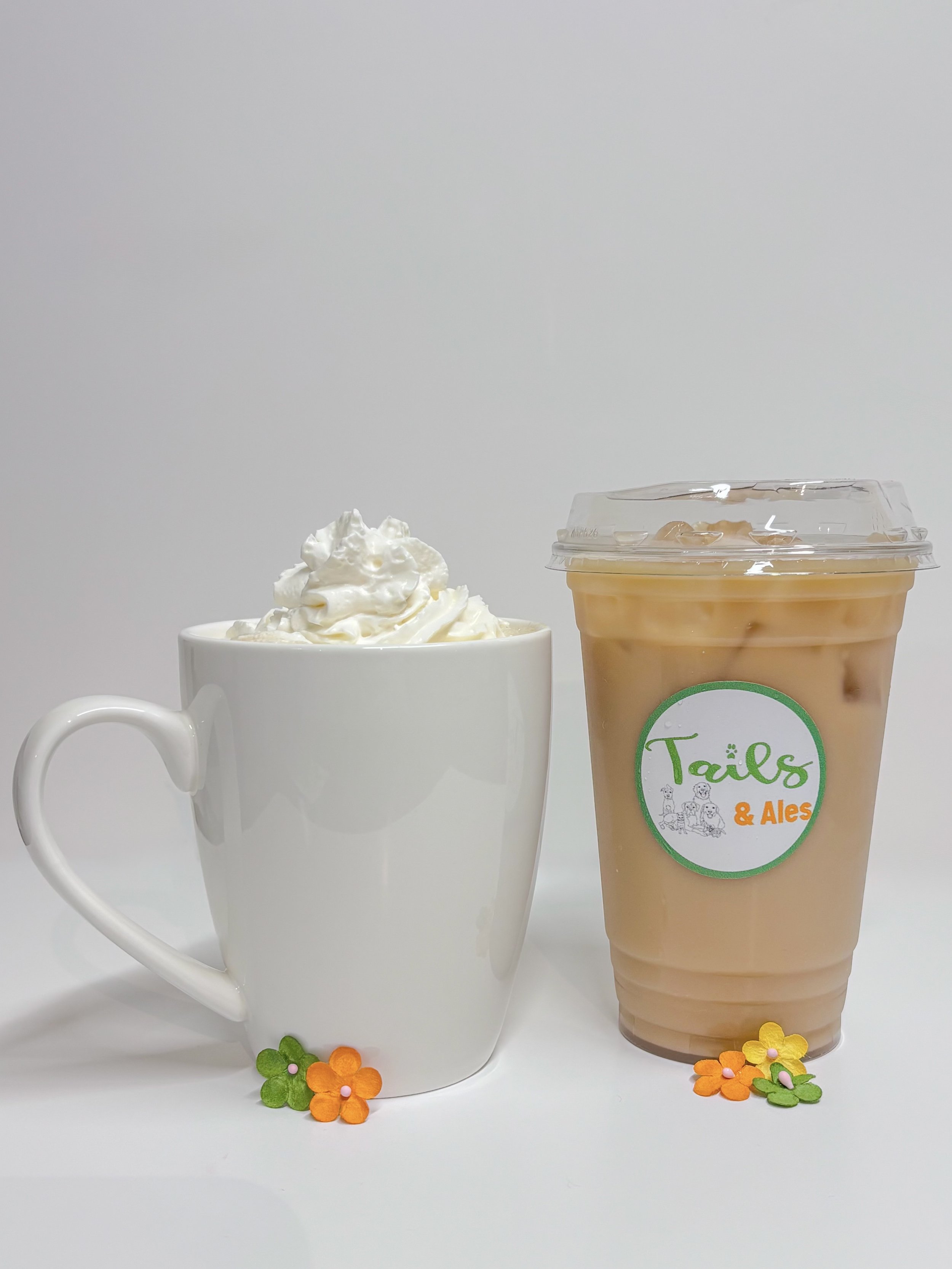 Tails and Ales' new Coco Nutty coffee flavors, available for here or to go!