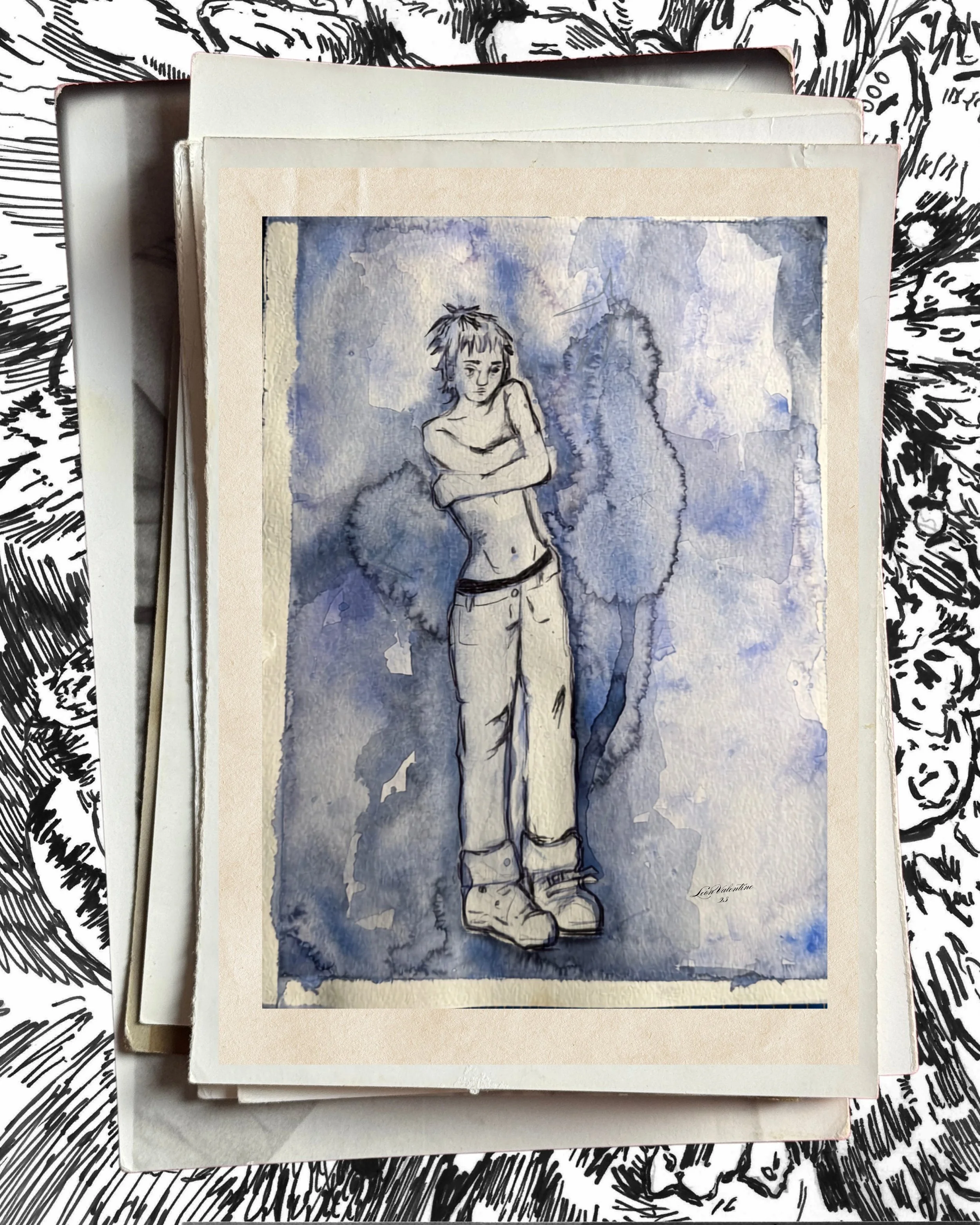Original Watercolor Portrait