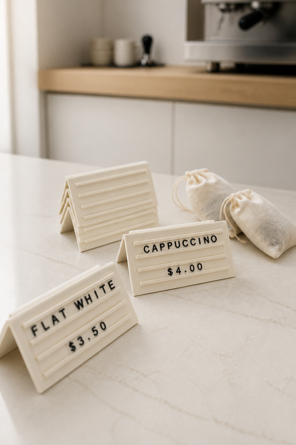 Counter Signs Set of 5