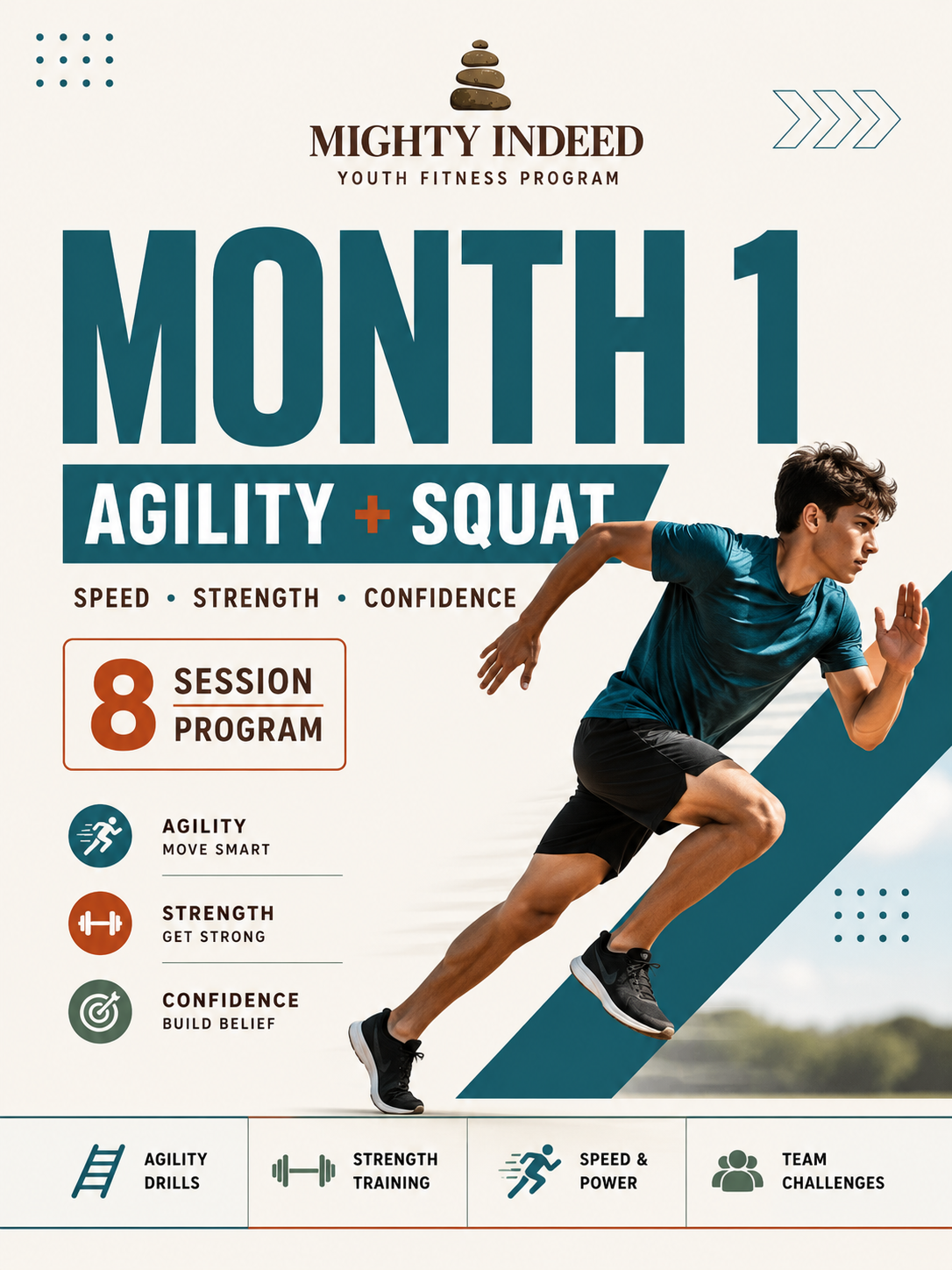 Teen Training Cycle 1: Agility, Speed & Squat Foundations