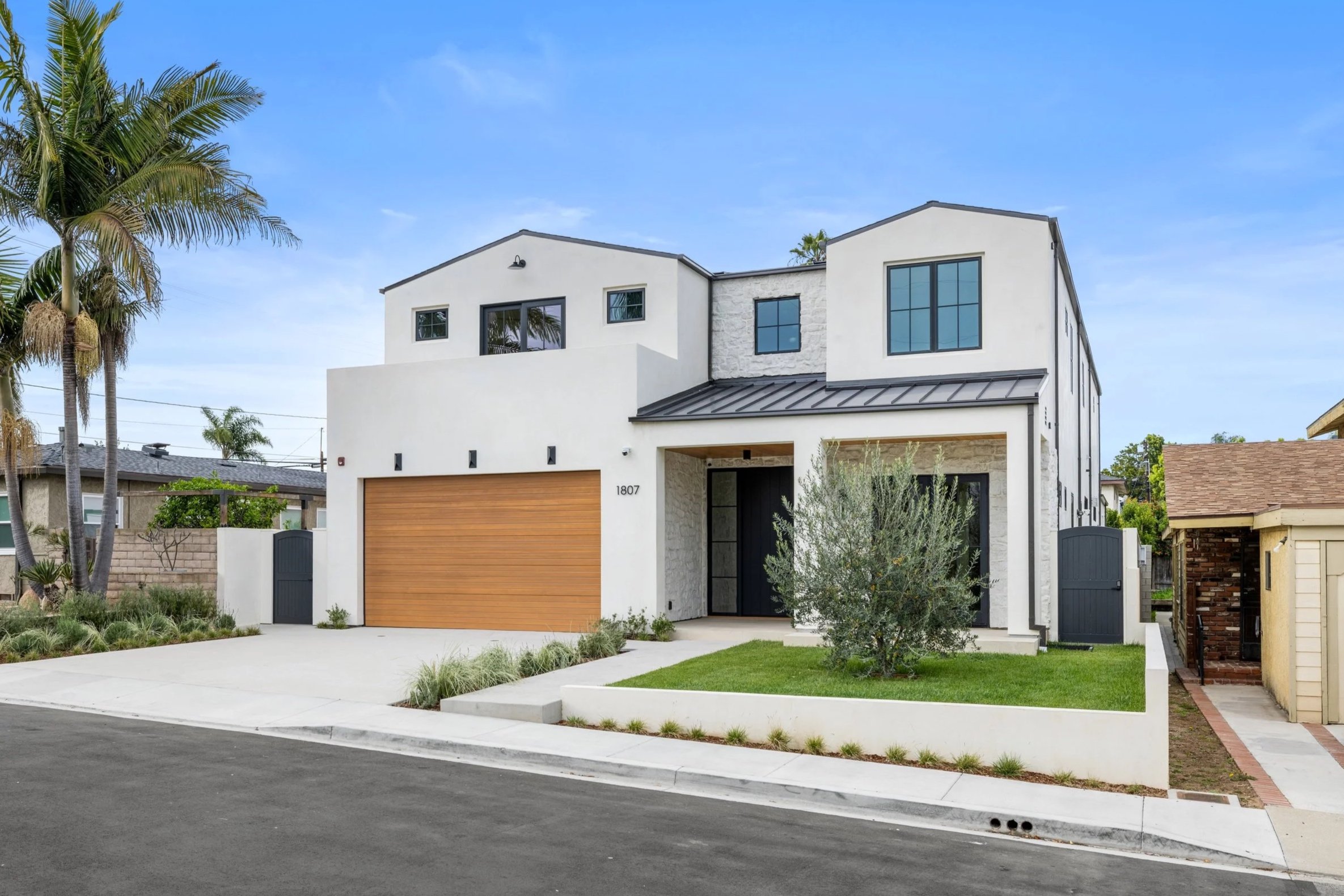 Modern home exterior