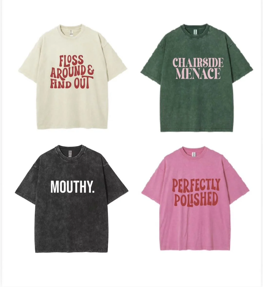 Vintage Puff Print Tees