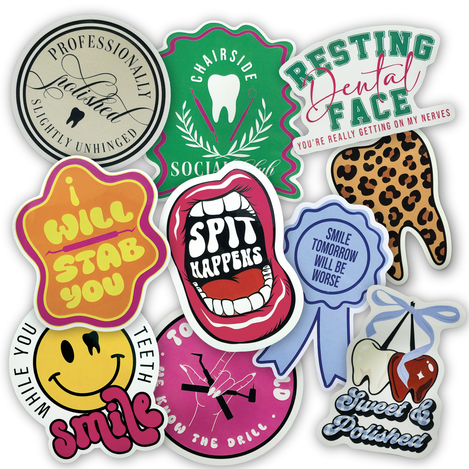 Tooth Be Told  Stickers