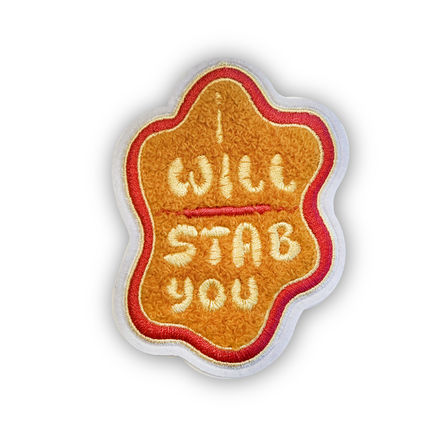 I Will Stab You - Chenille Patch