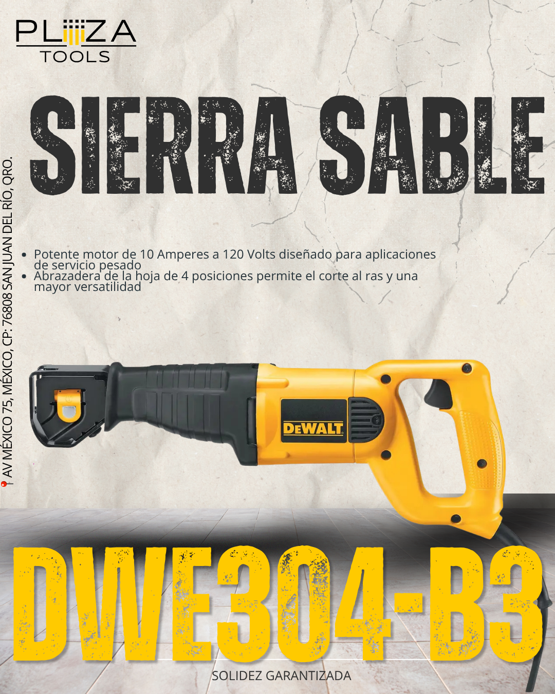 DWE304-B3 Sierra Sable Dewalt