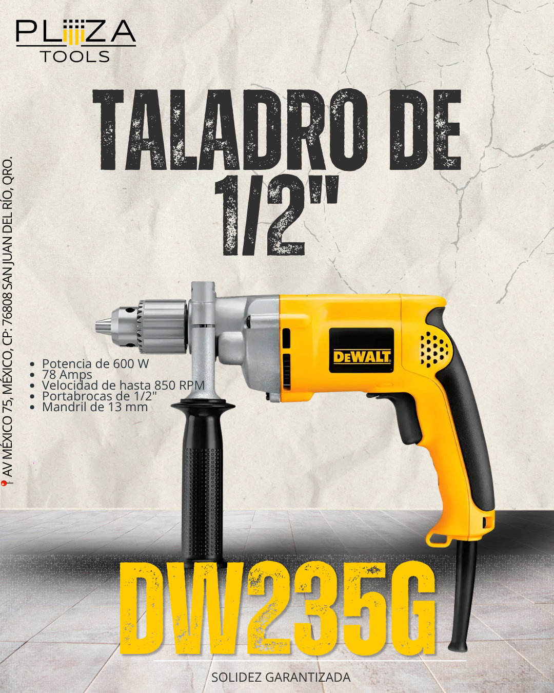 DW235G-B3 Taladro de 1/2" DeWalt